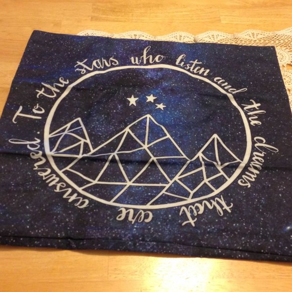 Decorative Pillow Cover, To the stars who listen.... - Picture 1 of 5